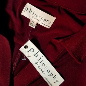 Philosophy spandex dress